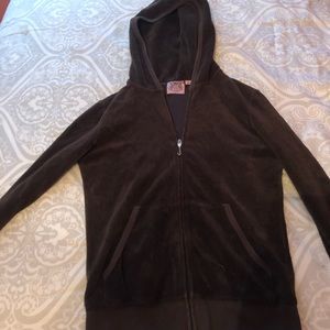 Brown terrycloth juicy sweater